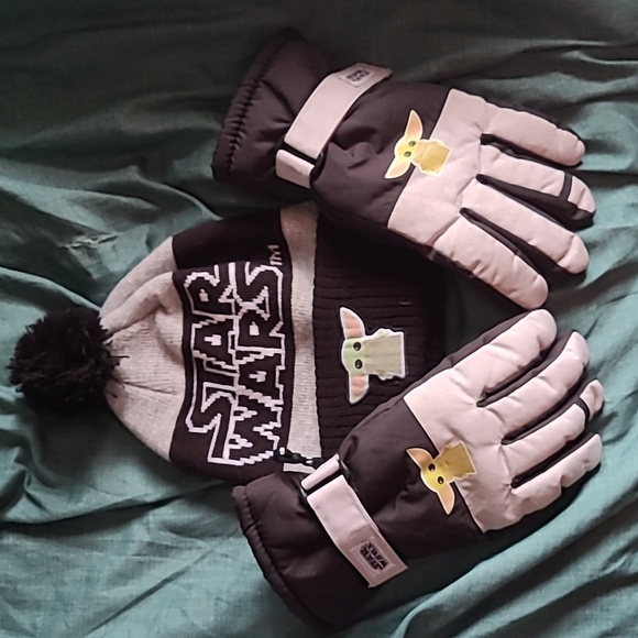 Baby Yoda hat&glove set - Picture 1 of 4
